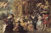Peter Paul Rubens The Garden of Love Spain oil painting reproduction